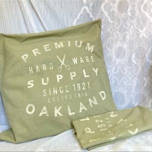 H&M Cushion covers Olive Green Set of (2)
